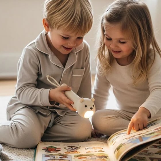 Silikone Lommelygte Bjørn fra Little L