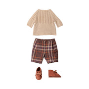 Bukser og Strikket Sweater i Off White (Str. 4) fra Maileg