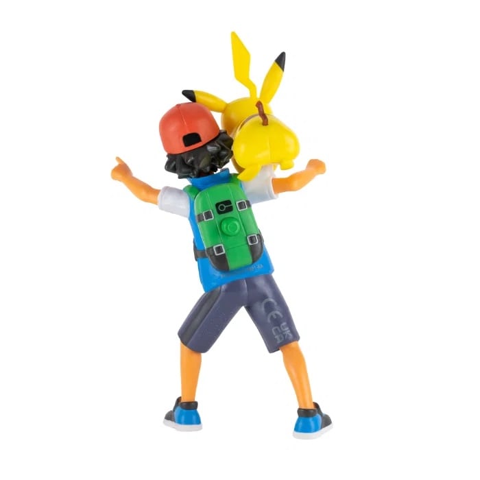 Battle Figurer Ash og Pikachu fra Pokemon