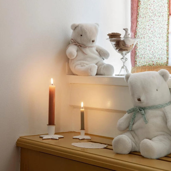 Teddy Plush Bamse I Off White (lille)