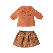 Nederdel Og Strikket Sweater Mus (medium)