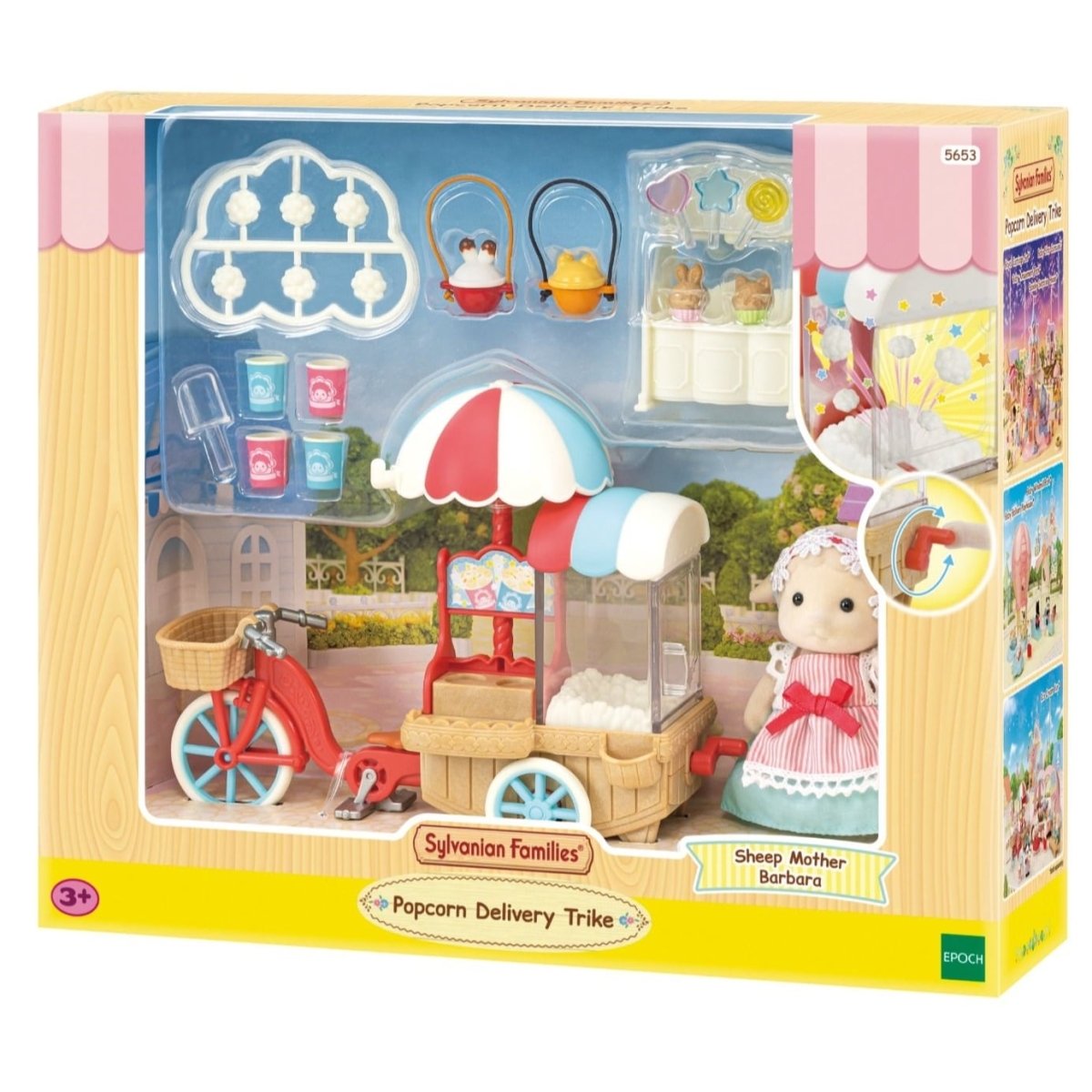 Popcorn Ladcykel inkl. Figur