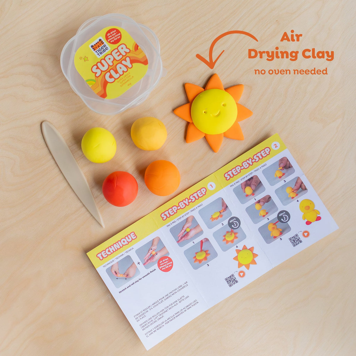Super Clay i Sunrise Gul/Orange